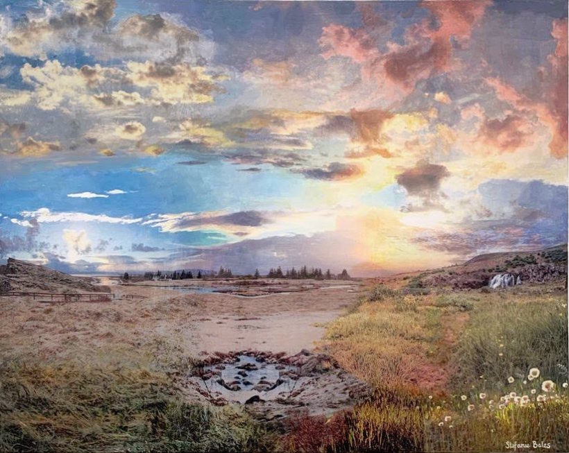Iceland Landscape painting
