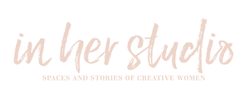 In Her Studio logo, Stefanie Bales Fine Artist